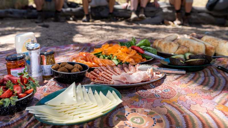 Picnic lunches are always a welcome highlight with our walkers | Shaana McNaught