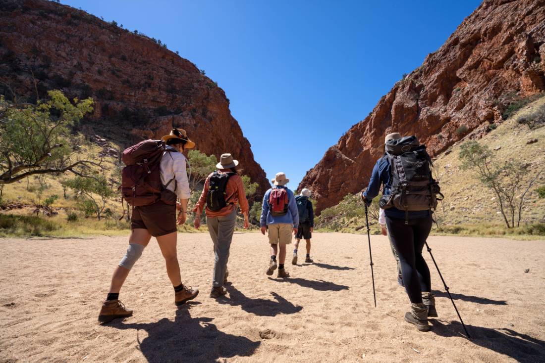 Hiking along the Larapinta Trail, Australia's most iconic desert walking trail |  <i>Shaana McNaught</i>
