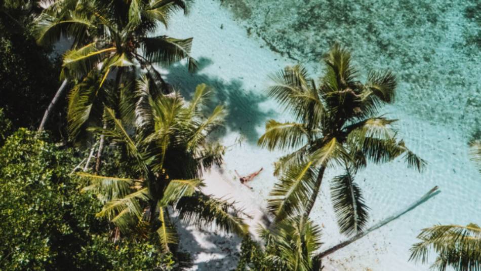 A sheltered beach in Palau's tropical paradise | Maddison Toddman