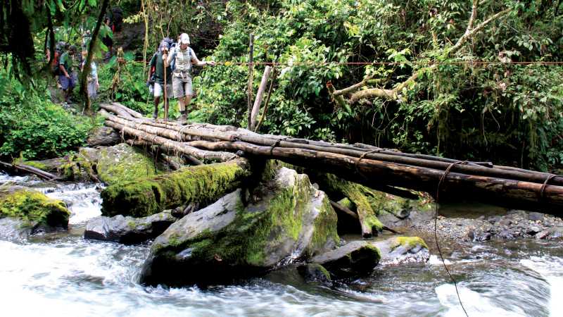 Cross rainforest rivers on the Kokoda Track in Papua New Guinea | Ken Harris