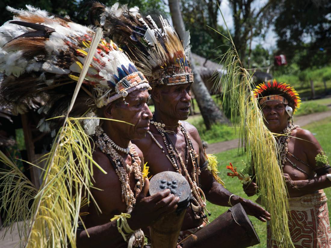 Opportunities to interact with local people and experience the culture are another attraction of walking the Kokoda Track |  <i>Ryan Stuart</i>