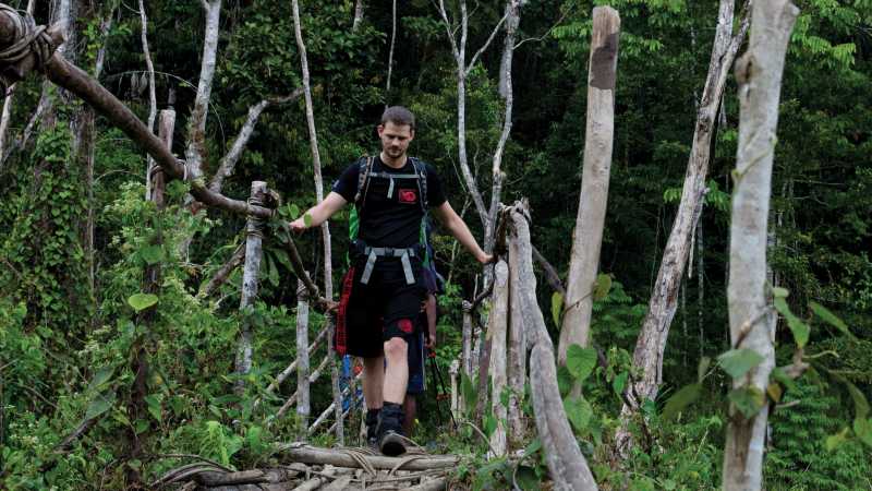 Cross the bridges. Walk in the footsteps of history. Kokoda Track. | Ryan Stuart