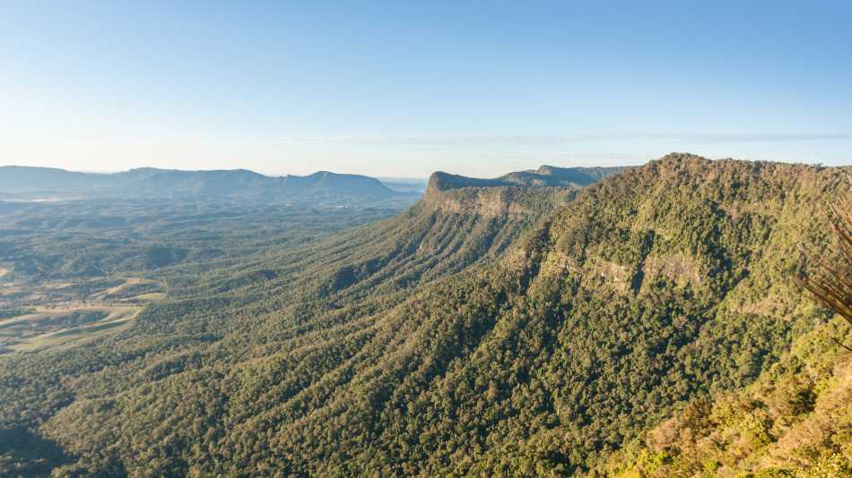Stunning views of the Border Ranges National Park