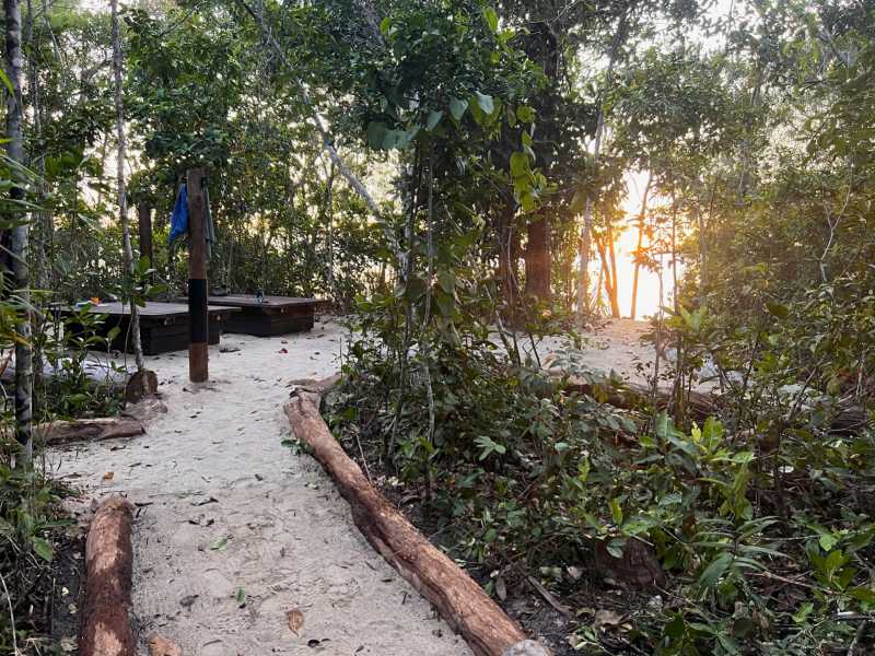 Group camping platforms
