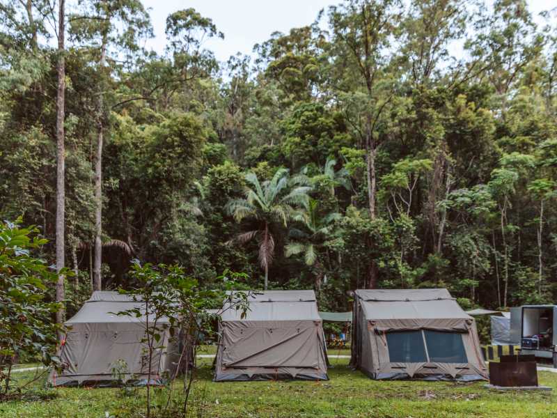 Our luxury camp in the National Park