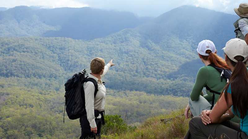 Enjoying the views on the Scenic Rim