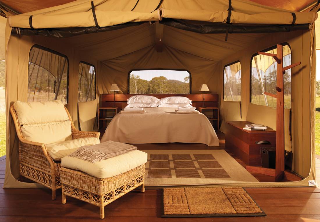 Tent accommodation at Spicers Canopy