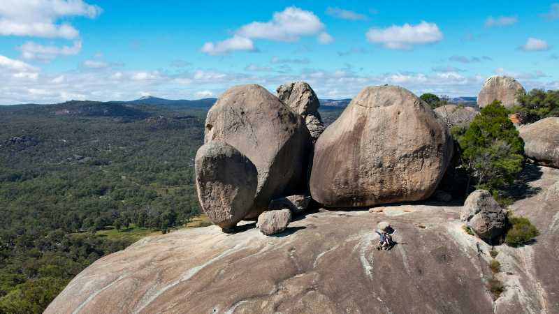 Take in the unique rock formations in the Girraween National Park