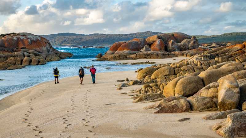 Hiking the stunning Flinders Island coastline - Women, Wild & Wise: Tasmania’s Flinders Island
with Suzan Muir, Australia