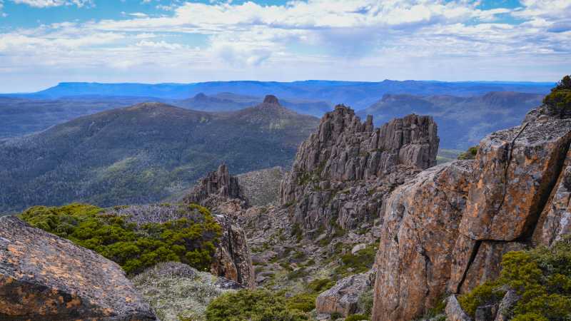 The view from the top of Tasmania, Mt Ossa 1617m | Mark Whitelock -