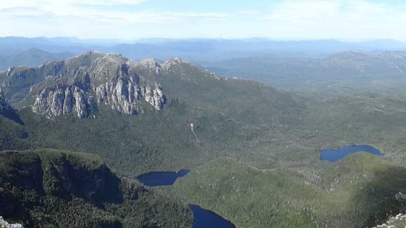 The stunning panoramic view from Frenchmans Cap | Tourism Tasmania & Nicholas Tomlin