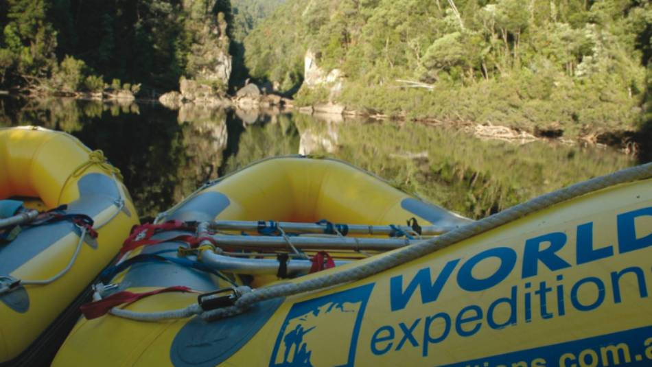 World Expeditions rafts on the Franklin River Tasmania | Ivan Edhouse