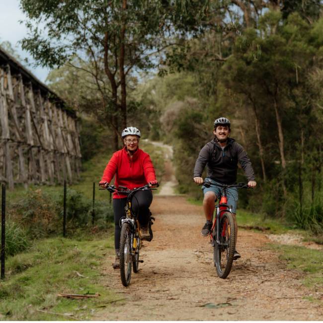 Enjoy cycling in Gippsland & the Snowy River National Park