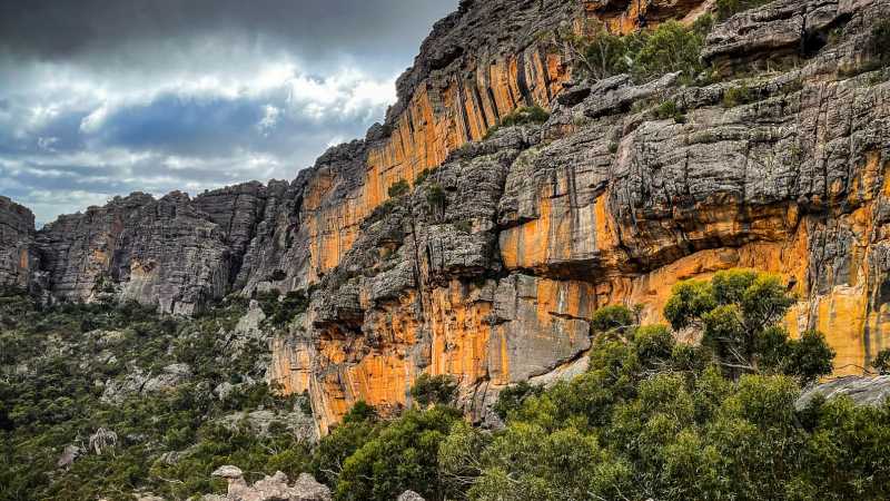 Some of the amazing geology along the trail
