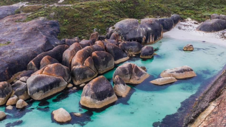 Standing in Elephant Cove in William Bay National Park is a special experience | Tourism Western Australia