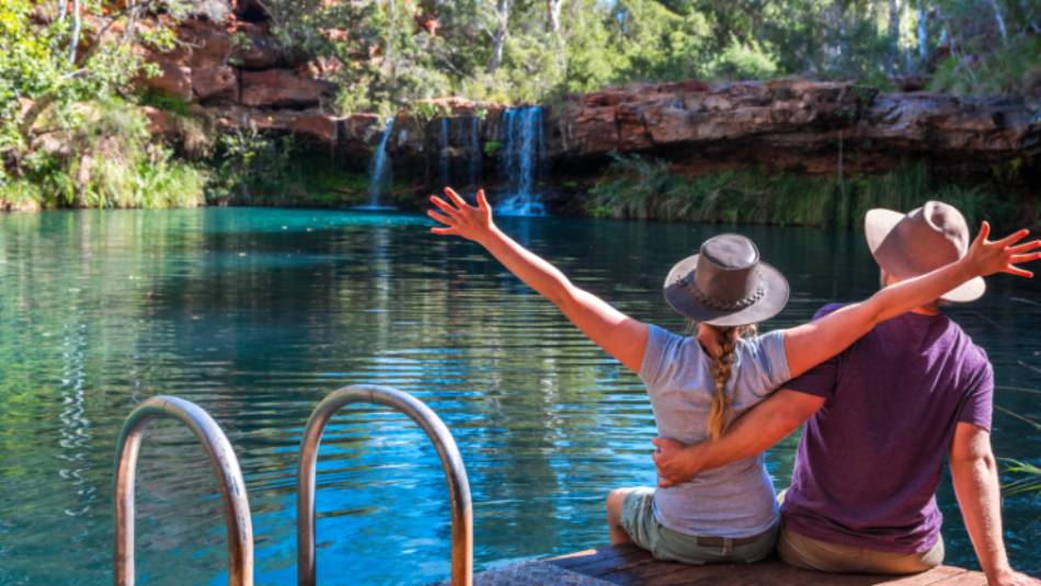 Time for a cooling dip at Jubura (Fern Pool) | Tourism Western Australia