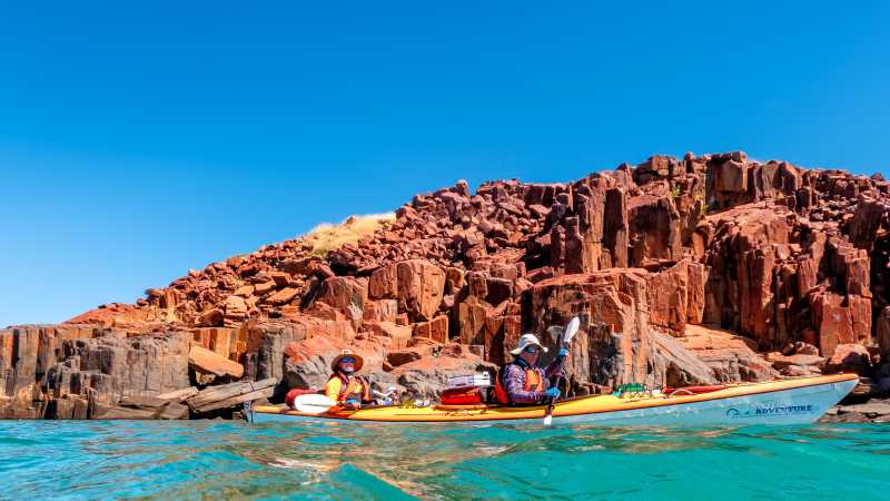 Enjoy views of above and below the crystal clear water