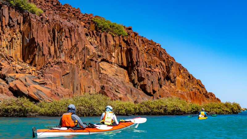 Lots to see on our Dampier Archipelago kayaking tours
