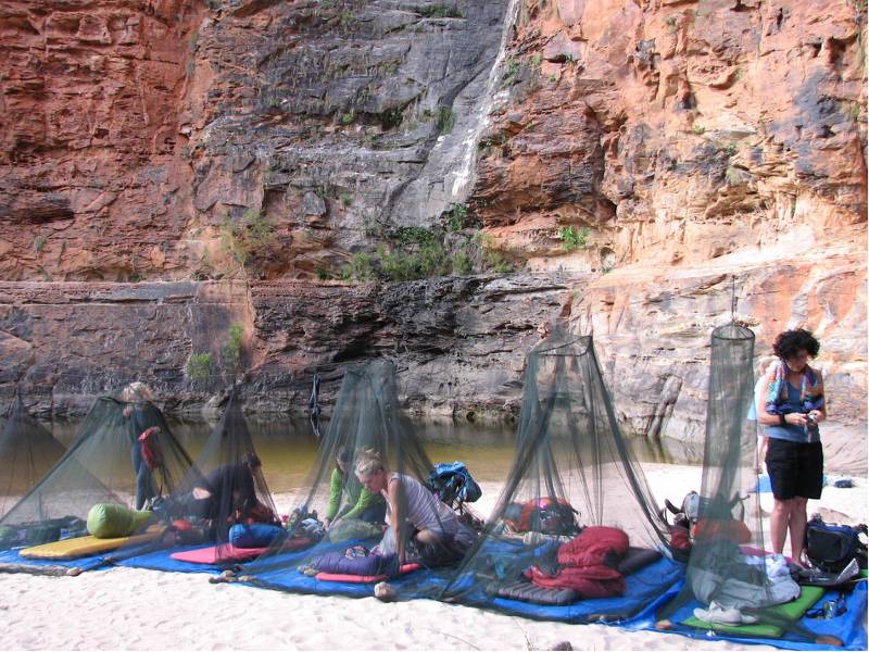 We use mozzie nets when camping in the Kimberley in the dry season | Di Westaway