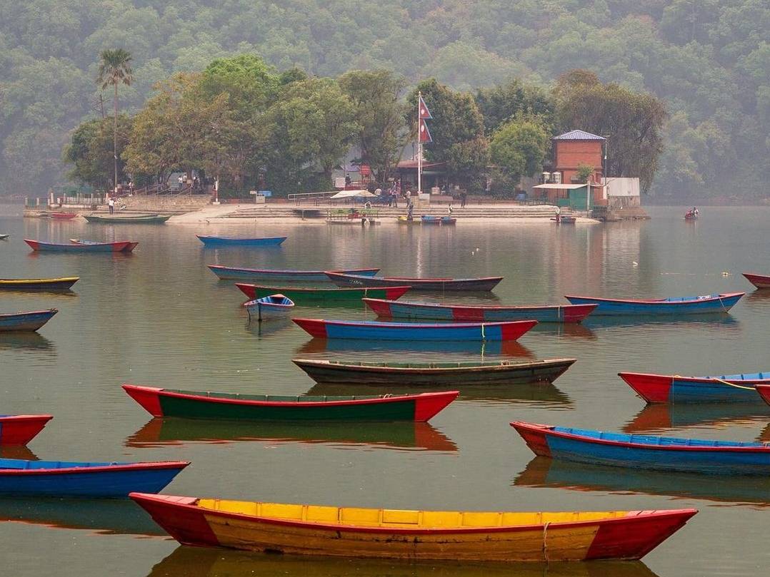 Boats on Phewa Lake, Pokhara |  <i>Patrick OShea</i>