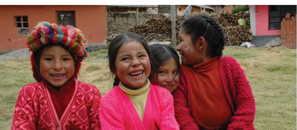 Young girls in the village of Huilloc, Peru | Donna Lawrence