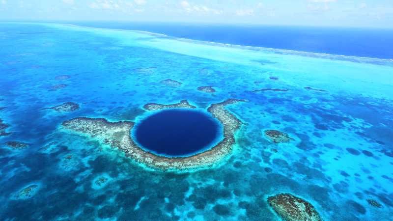 One of Earth’s most spectacular marine formations, Belize’s Blue Hole