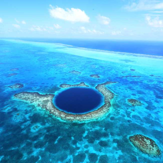 One of Earth’s most spectacular marine formations, Belize’s Blue Hole