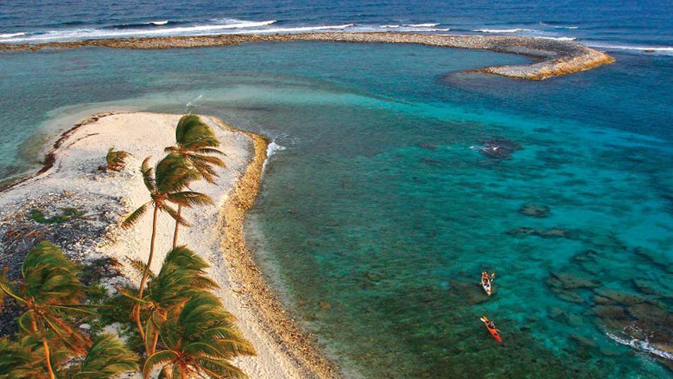 Beautiful views over Lighthouse Reef Atoll