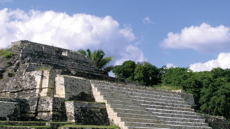 Exploring ancient Mayan Ruins in Altun Ha