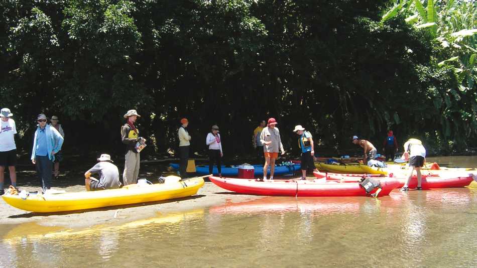 Kayaks used on our Costa Rica Traverse