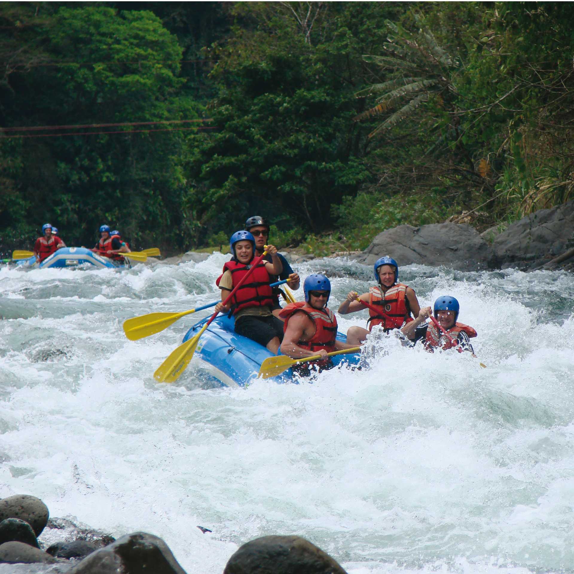 Rafting on the Pacuare River in Costa Rica