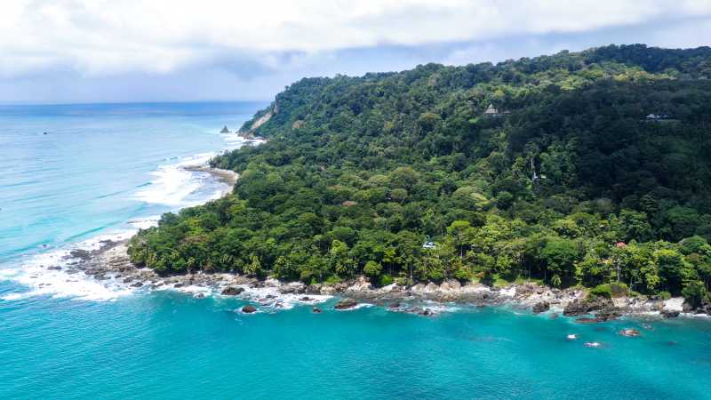 Corcovado National Park's rainforest meets the pristine coastline of Costa Rica's Osa Peninsula