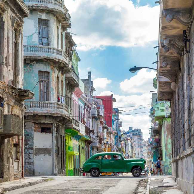 Explore the photogenic streets of Havana in Cuba