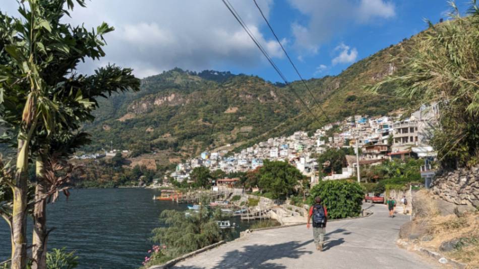 Approaching a coastal town en route in Guatemala | Laura McCoy