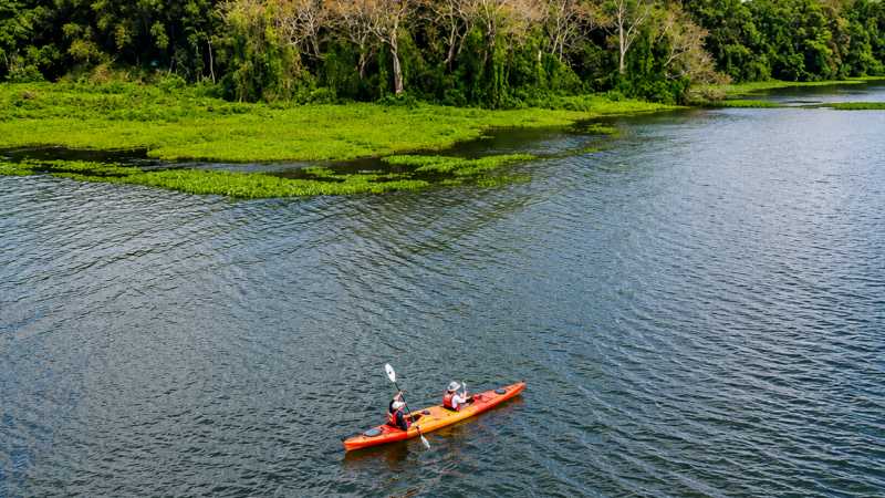 Kayak the tranquil waters of the Panama Canal Watershed