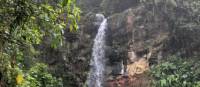 The Three Lost Waterfalls cascading to the jungle valley