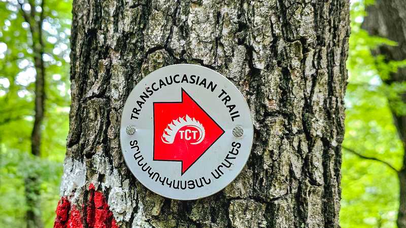 Transcaucasian Trail marker | Gesine Cheung