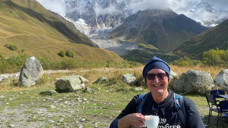 Having a cuppa in the mountains of Georgia | Stuart Davis