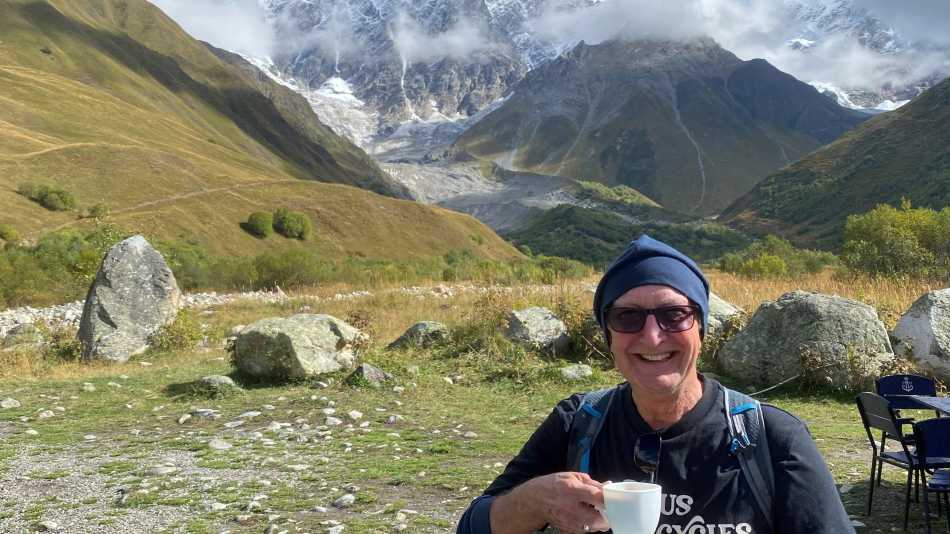 Having a cuppa in the mountains of Georgia | Stuart Davis