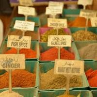 Spice market in Jerusalem