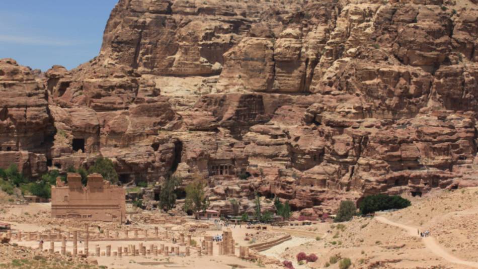 Ancient ruins and cliffs of Petra | Rachel Imber