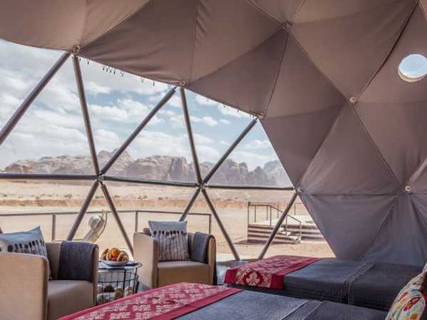 Martian Dome Tent views from the room