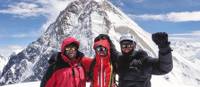 On Chapayev Peak with Khan Tengri in the background | Warren Townsden