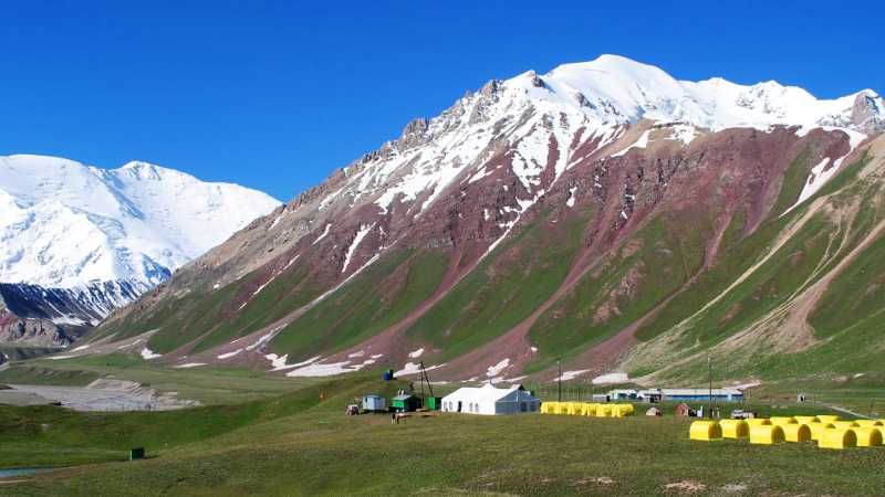 Base Camp Lenin Peak