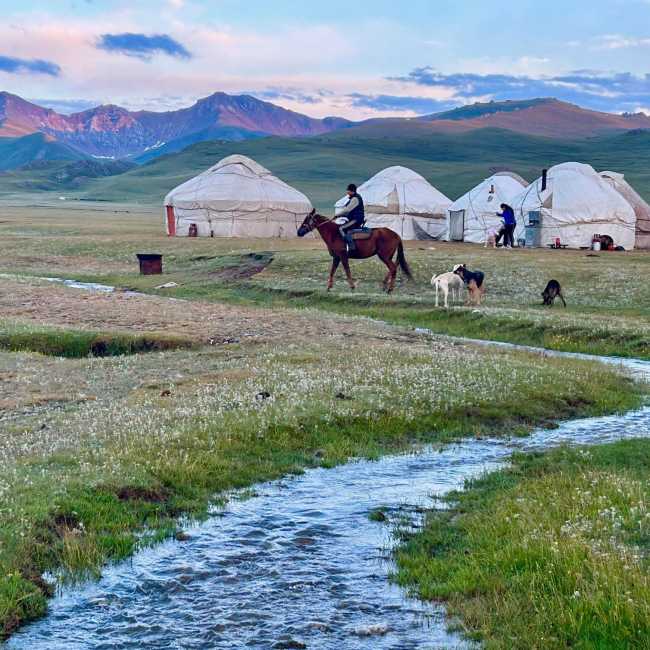 A journey through Kyrgyzstan & the Tian Shan Mountains - Son-Kul Lake | Andrew Bain