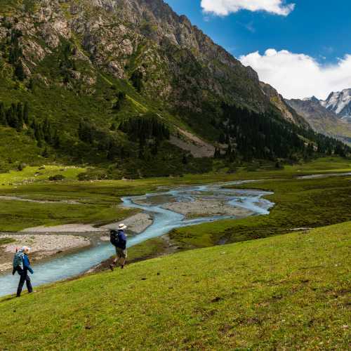 Discover Kyrgyzstan's alpine wilderness on foot in the Tian Shan Mountains