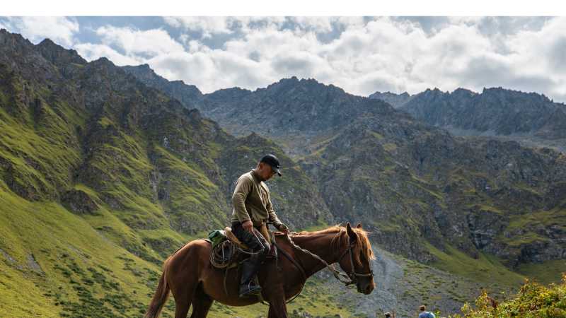 Local herder in the Tian Shan, Kyrgyzstan | Lachlan Gardiner