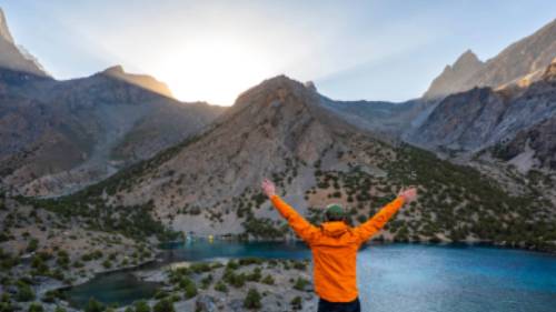 Feeling inspired in the Fann Mountains, Tajikistan | Lachlan Gardiner