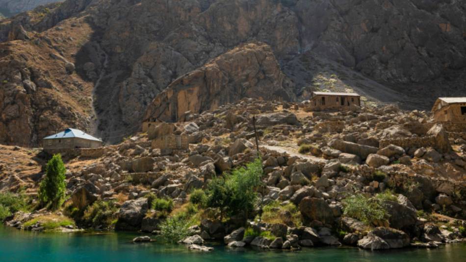 The alpine lakes in Tajikistan's Fann Mountains are a welcome sight in this more arid Central Asian landscape | Lachlan Gardiner