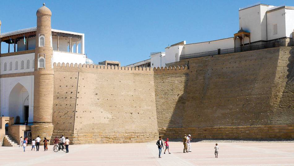 The formidable 5th century AD, Ark of Bukhara, Uzbekistan | Natalie Tambolash